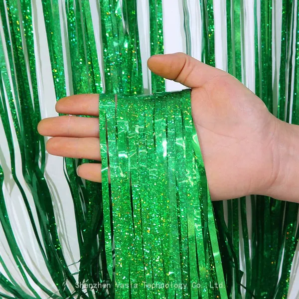 Bulk Themed Foil Curtains - Mermaid/Under Sea/Holographic, Party Supply Curtains photo-3
