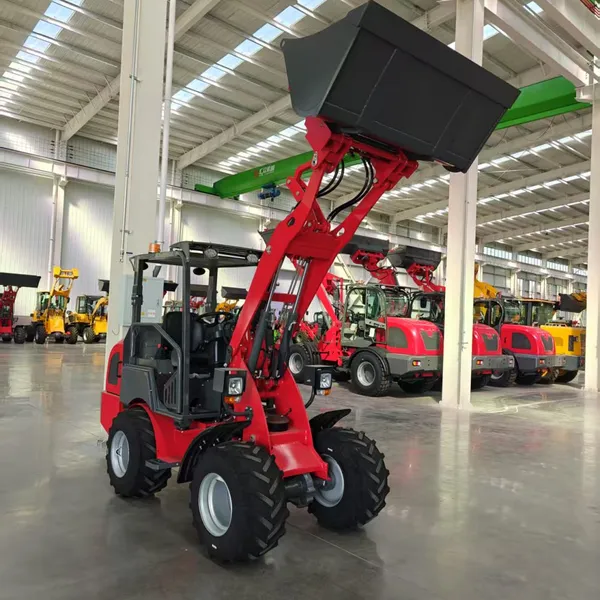 High Performance HZM 810 809 Hot Sale 1000kg Lift Capacity Small Wheel Loader With CE photo-4