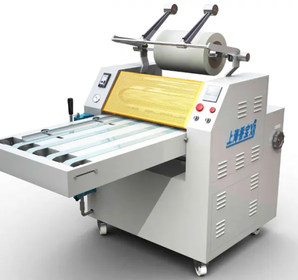 Shanghai Xiangbao XB-V20TS Hydraulic Automatic Laminating Machine (with Perforated Slitting Knife, Rolling Device) photo-2