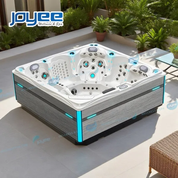 Joyee Outdoor Spa OEM Tubs Ariestech Balboa Hydro Therapy Hot Tub Rectangle Hottub Manufacturer I Model: California