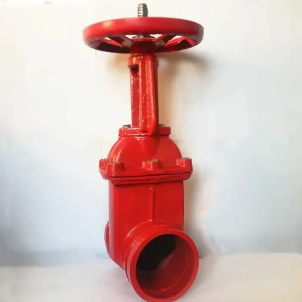 Factory Manufacturing Fire Gate Valve Fire Protection Grooved End Gate Valve, AWWA C515 Standard, Full Port Design