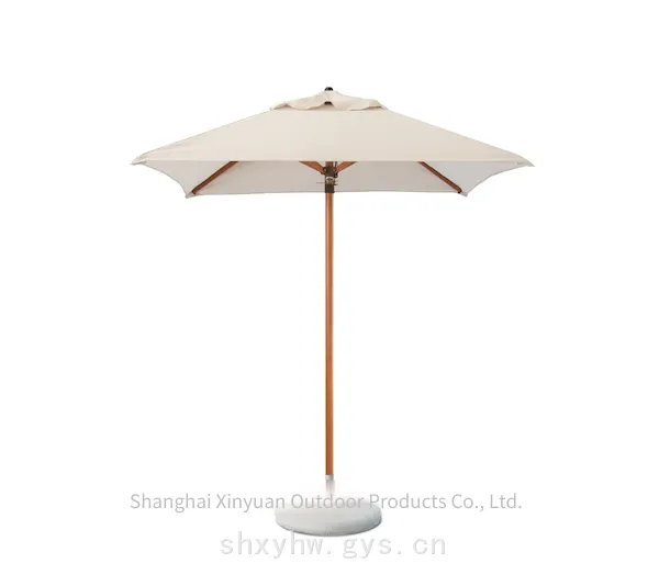 Customizable Luxury Rectangular 4-rib Beach Patio Sunshade for Outdoor Leisure Use photo-4