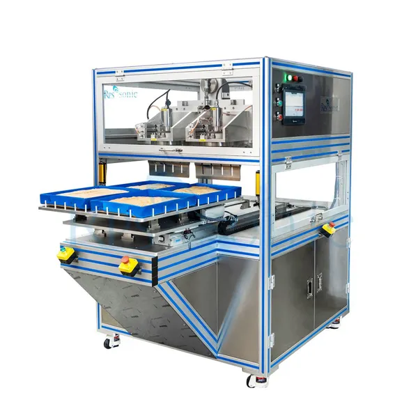 Customized 20kHz Ultrasonic Cake Cutting Machine Ultrasonic Sandwich Cutter for Airline Food