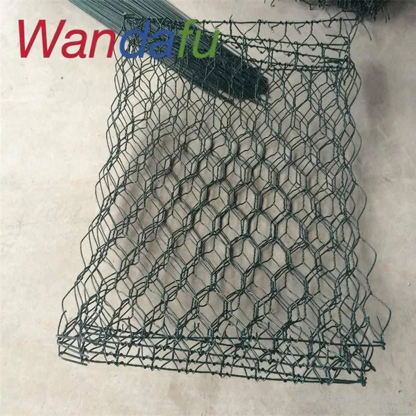 Wandafu Custom Size PVC Gabion Retaining Wall System Easy Installation Gabion Mesh for Construction Project photo-4