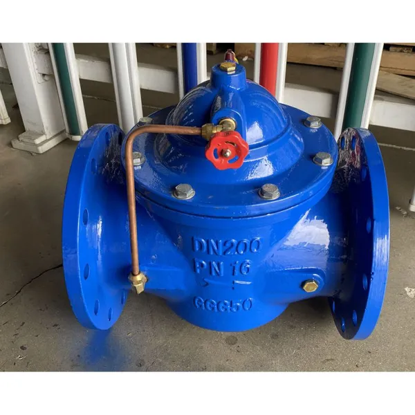 100X 200X 300X 400X 500X Ductile Iron Pn 16 Manual Control Valve Pressure Reducing Valves Control Valve for Single Pipe System photo-5