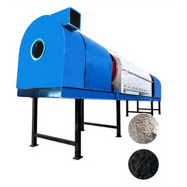 Great Quality Nut Sunflower Seed Shell Charcoal Making Machine Rotary Kiln Electric Furnace EPC