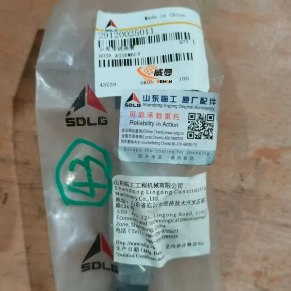 Original SDLG 29120025011 Oil Pipe for Wheel Loader Spare Parts in Stock. photo-2
