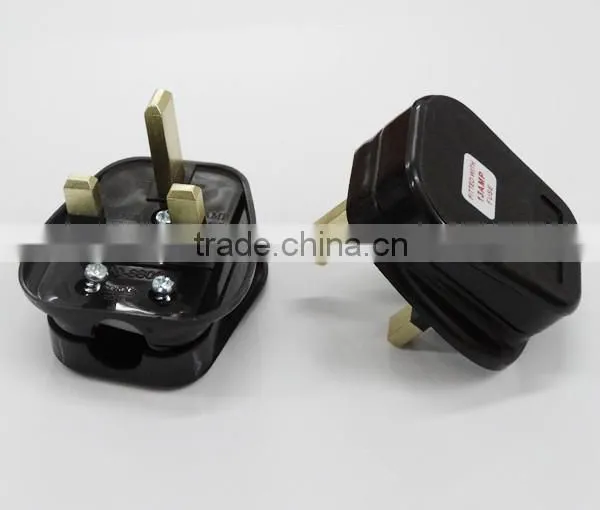 Top Convenience AC 3-Prong UK Rewirable Plug Power Cord UK Plug With Fuse photo-4