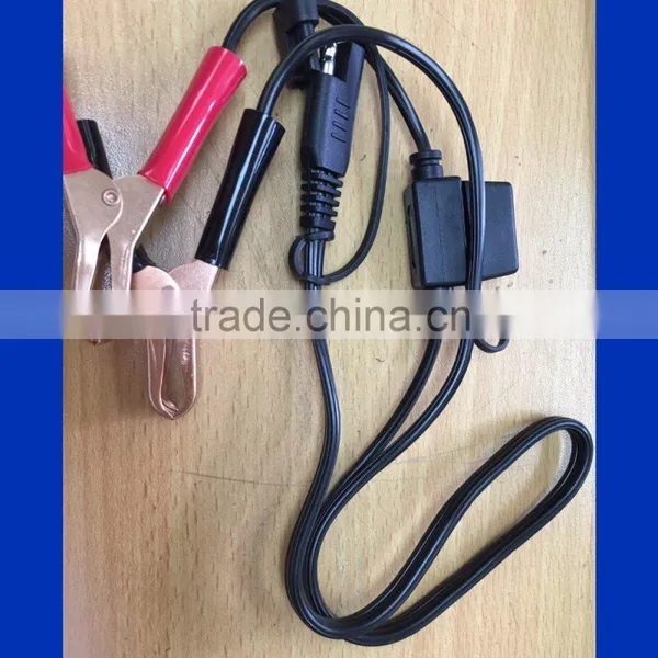 UL SPT-2 18AWG Flat Cable 2440mm +SAE Plug +30A Clamp Power Cable photo-5