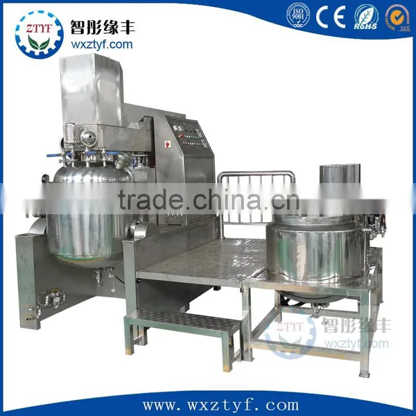 Hydraulic Lifting Cream Lotion Food Jam Mayonnaise Sesame Paste Emulsifying Mixer Can be Heated and Cooling photo-4