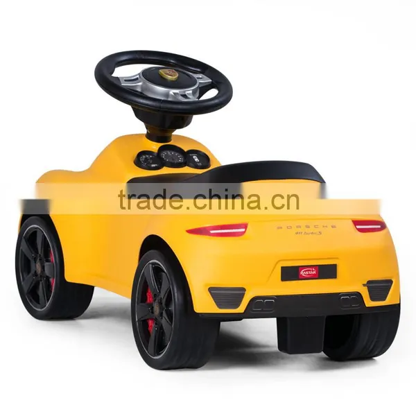No Need Power Use Foot Pushing Licensed Ride on Car Porsche photo-6