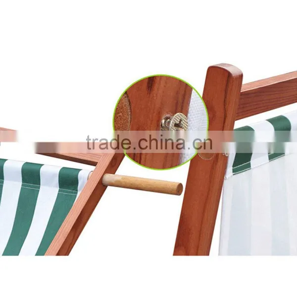 Outdoor Cheap Beach Chairs Wholesale Canvas And Wood Beach Chairs Folding Wooden Beach Chair Canvas Quality Choice photo-5