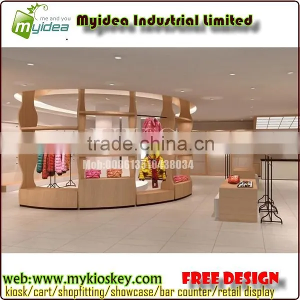 Clothing Store Displays Design of Clothing Store Showcase and Clothing Store Shelves photo-2