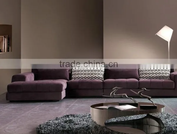 Purple Home Use Living Room Fabric Sofa Set KW1302A