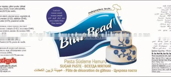 Dark Blue Sugar Paste & Fondant For Pastry Decoration photo-3