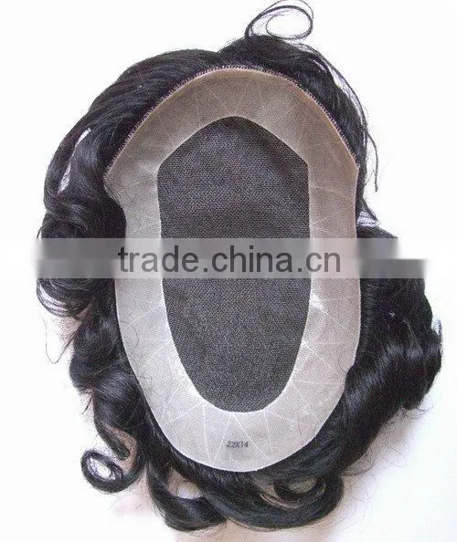 Wholesale Price Toupee for Men Natural Toupee for Black Men photo-5