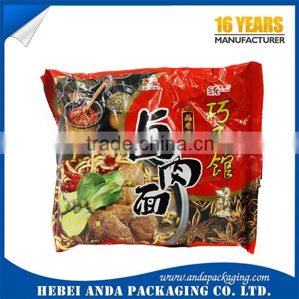 Plastic Food Printed Packaging Bag for Noodles/plastic Packaging Film for Instant Noodles/spaghetti Pasta Packaging photo-5