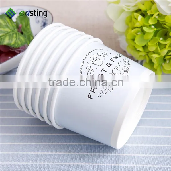 Company Logo Printed Disposable Paper Cup With Soft Ice Cream photo-3