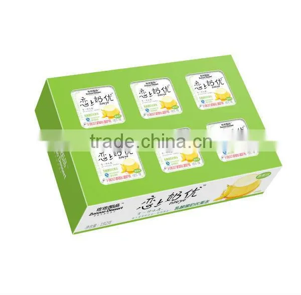 192g Box Packing Mini Fruit Jelly Cup Fruit Jelly