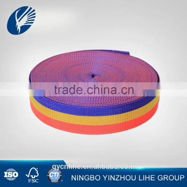 High Quality New Sales Polyester Woven Jacquard Webbing Colored Tape Customized photo-2