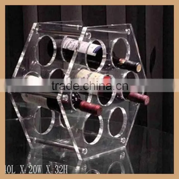 Wholesale Acrylic Wine Rack Black Color Made in China photo-2
