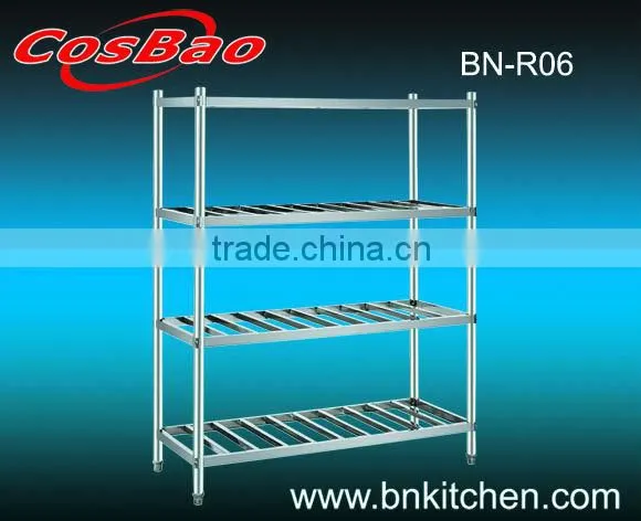 Stainless Steel Disassembled Kitchen Shelving Unit photo-6