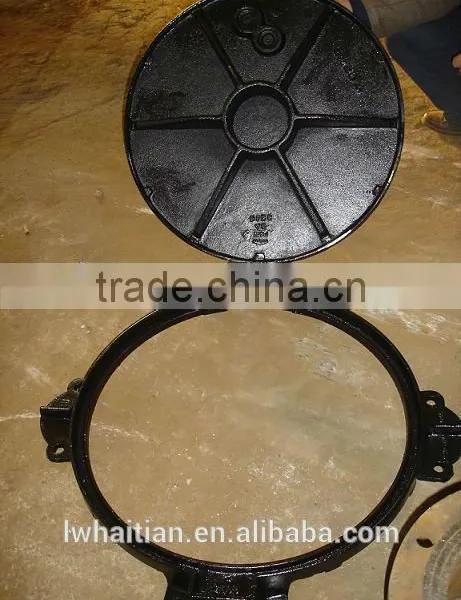 Round Bitumen Coating Cast Iron Manhole photo-5
