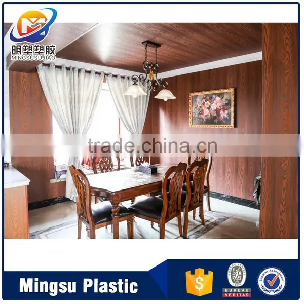 Pvc Wood Laminate Panel Use for Inrerior Decoration With Good Effect photo-2