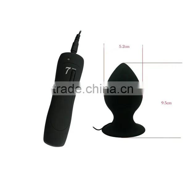 Hot Selling Peacyh Vibrating Anal Plug,Silicone Anal Toys, Anal Vibrator For Women photo-3