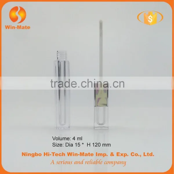 New Arrival Perfect Square Empty 120*15mm Transparent Lip Gloss Bottle photo-4