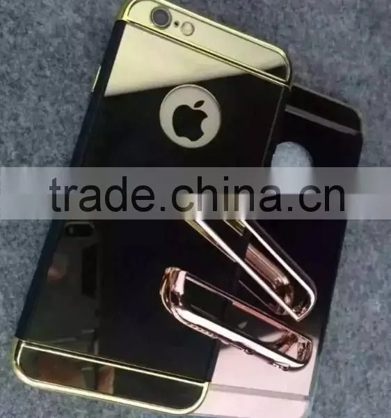 New Luxury Ultra-thin Hybrid Mirror Back Case Cover for Apple Iphone 6 6s Plus photo-3
