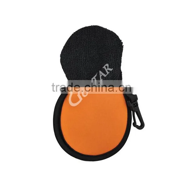 Orange Neoprene Golf Ball Washer photo-2