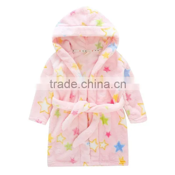China Supply Super Soft Kids Bath Robe Microfiber photo-3