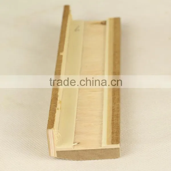 LVL Wooden Door Casing Trim Wrapped Profile Manufacturer photo-2