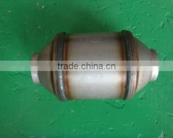 2.25" High Hi Flow Oval Universal Performance Cat Catalytic Converter