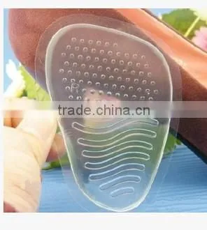 Comfortable Foot Care Front Silicone Insoles for Shoes