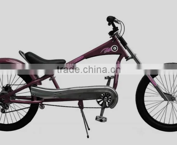 Hot Selling Aluminum Alloy 26 Inch Fat Tire Electric Chopper Bicycles / Mountain Bike With photo-2