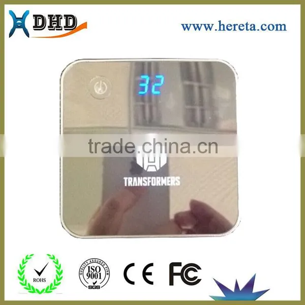 8800mah 2 Usb Output Square Power Bank With Digital Indicator photo-3