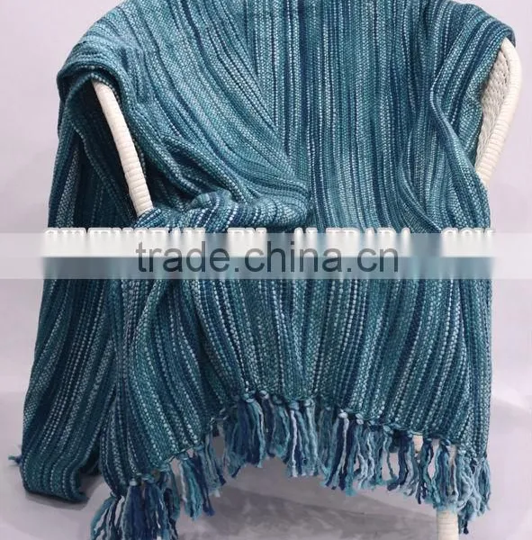 Soft Fluffy 100% Acrylic Knitting Home Bed Throw Blanket