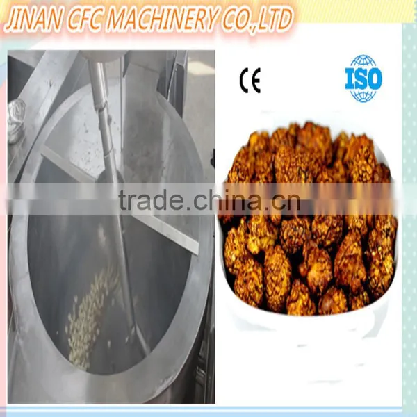 LZ-70B Fully Automatic Plant Using Spherical Popcorn Machines Snack Food Processing Equipment photo-4