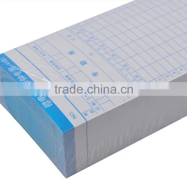 English/Portuguese Time Card For Time Recorder/Factory photo-6