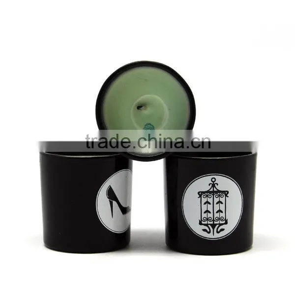 Wholesale Customized Round Black Glass Candle Jar photo-4