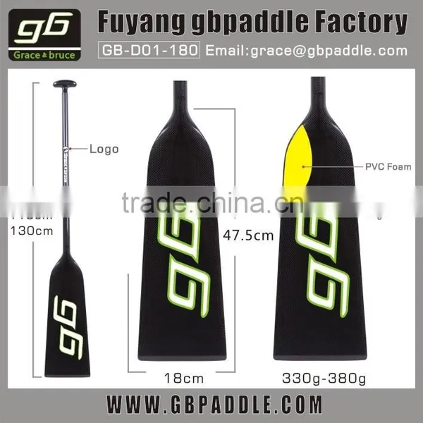 integrated structure dragon boat paddle/carbon 3k twill dragon boat paddle for wholesale