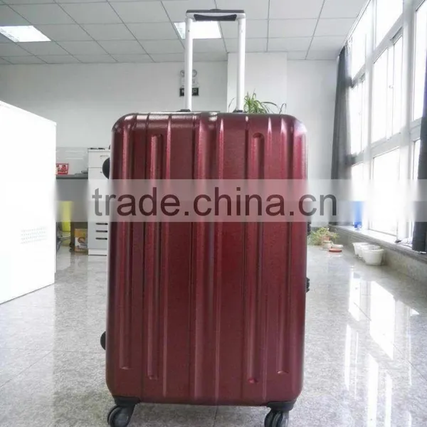 New Product for 2015 TSA Lock Aluminum Frame Wheeled Trolley Luggage