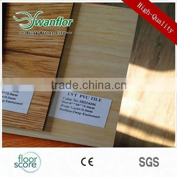 Waterproof Anti-bacteria Wood Pvc Vinyl Flooring