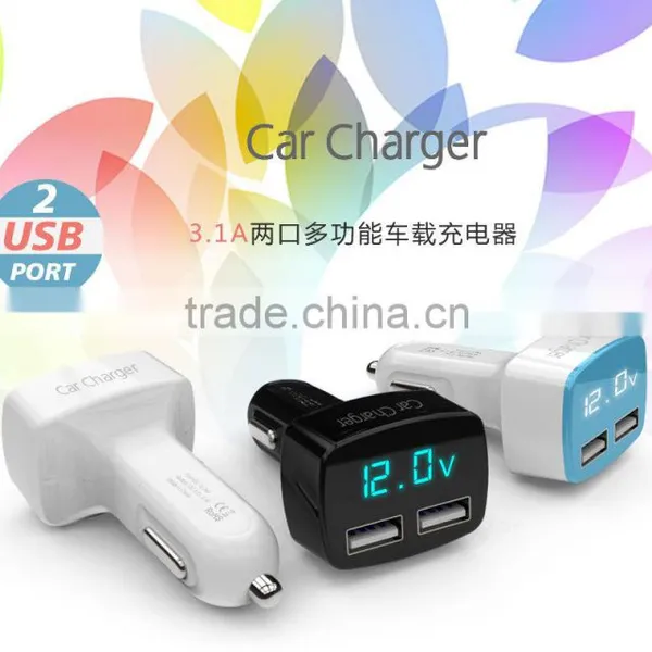 12V Car Charger Voltmeter