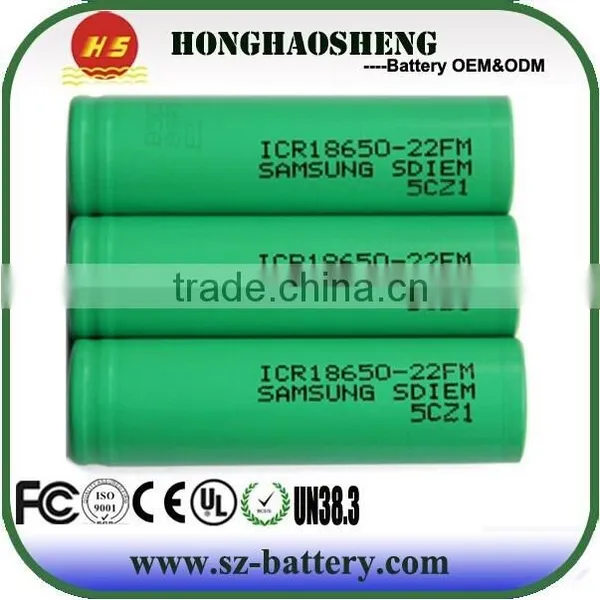 High Quality Green 18650 Battery Samsung 22F Wholesale 18650 2200mah 3.7v Battery photo-3