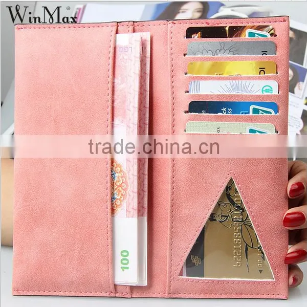 Low Cost Ladies Hand PU Purse Woman Fancy Leather Wallet photo-5