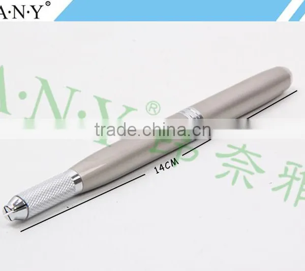 ANY Double Use Metal Handle Tattoo Embroidery Microblading Eyebrow Pen photo-5