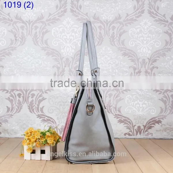 Antique Style Pure Color Handbag Shoulder Bag Tote Bag photo-2